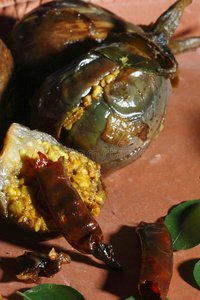 baghara baingan一道很受欢迎的印度菜