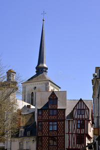 房子 城市 维护 欧洲 法国 公社 卢瓦尔河 教堂 建筑