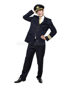 一个年轻的飞行员