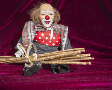 小丑木偶照片