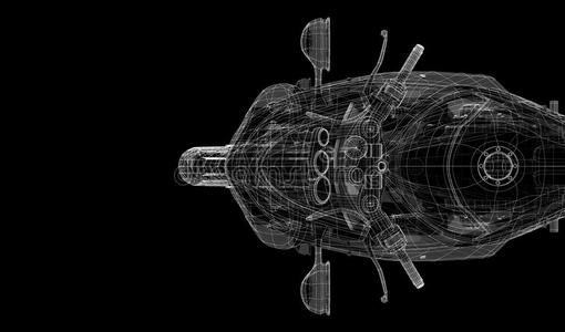自行车摩托车3d模型