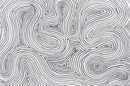 墨迹背景纸上的墨迹曲线背景照片