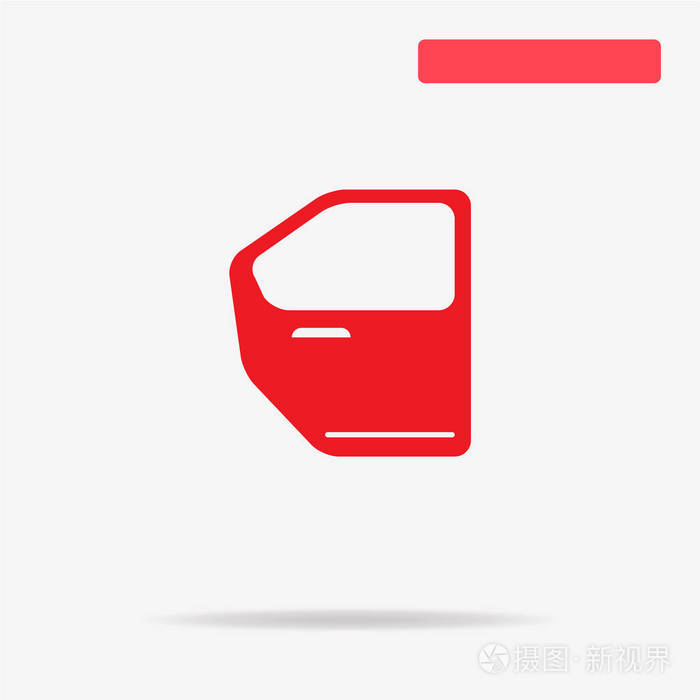 车门图标. 矢量概念图设计.插画-正版商用图片16ag0v-摄图新视界