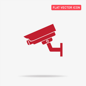 监控图标. 矢量概念图设计.照片