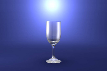 浅蓝色的酸鸡尾酒玻璃突出艺术背景饮用玻璃渲染3插图