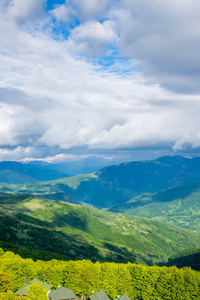黑山科莫维山脉的风景如画