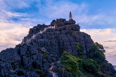 越南忍者神山Mua洞山日落景色