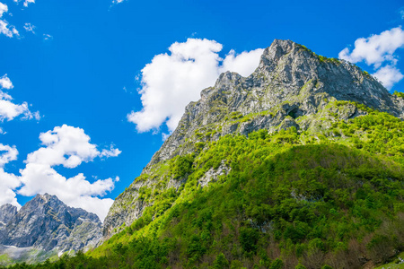 高山雪山景色