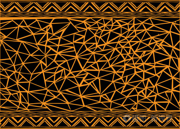 非洲印花织物民族手工装饰为您的设计民族和部落主题几何元素.
