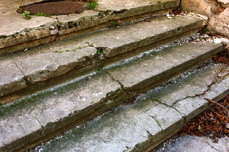 老石台阶图片