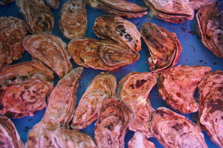 生活的海洋美食牡蛎餐厅美味的食物图片