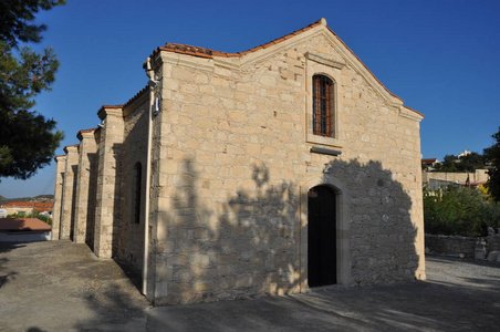 塞浦路斯美丽的东正教老教堂