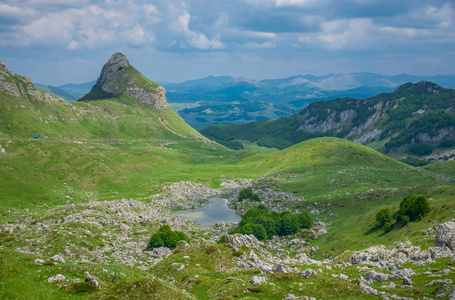 小蓝山湖，高山，高山