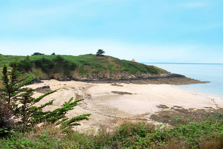 夏日美丽的海滨度假胜地