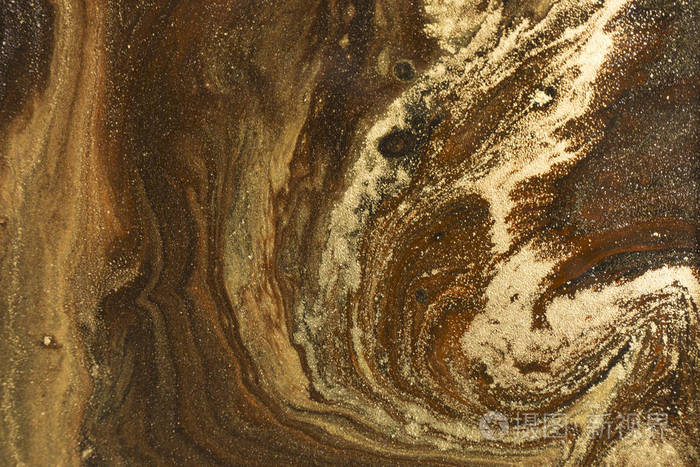 金色大理石图案.流畅的艺术