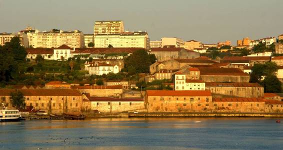 葡萄牙波尔图的杜洛河景观