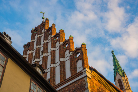 s Church against the blue sky. Riga. Latvia. Riga city historica