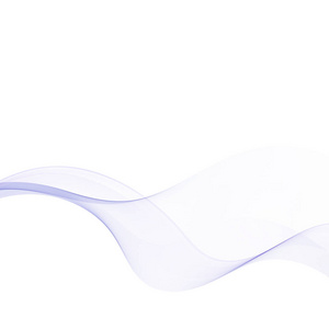 白色背景上的浅蓝色波浪.照片