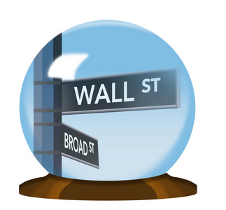 s crystal ball in this image about the stock market. This is an 