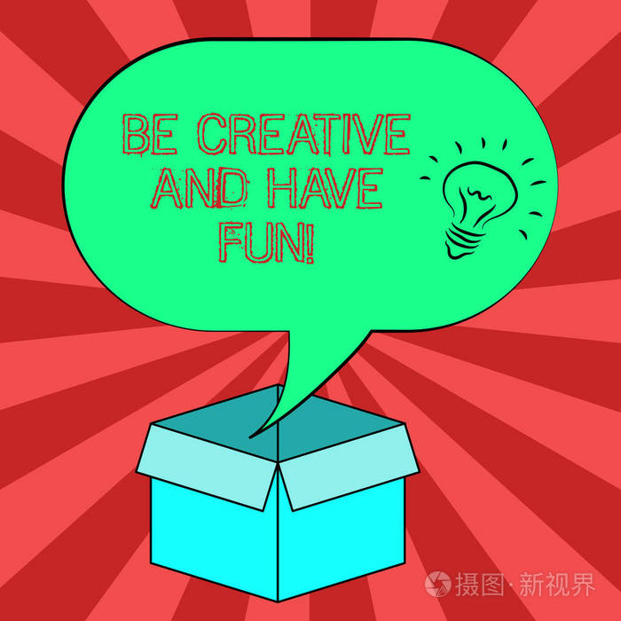 概念手工写作显示有创意有乐趣商业照片展示快乐创造新的东西享受思想