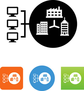 外网公司外网网络矢量图标照片