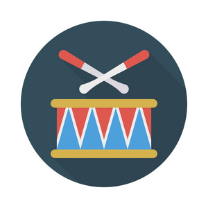 鼓棒仪矢量图照片