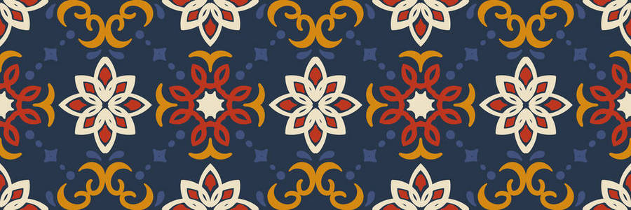 地中海花纹图片