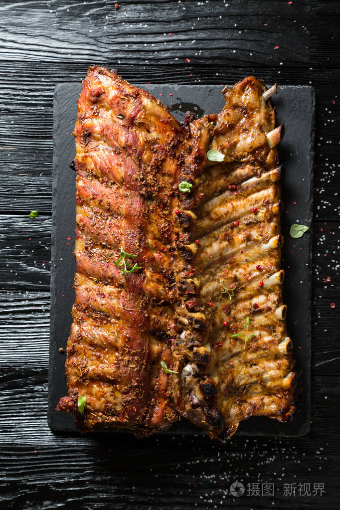 烤排骨加烧烤酱