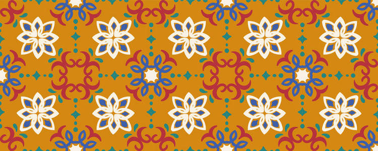 地中海花纹图片