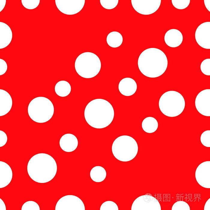 圆形簇散射光几何抽象背景纹理红白草莓概念