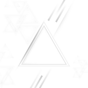 几何三角形抽象纸艺术灰色背景使用框架标志和横幅