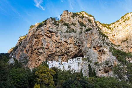 希腊佩洛蓬尼的圣尼古拉斯圣尼古拉斯靠近莱昂尼迪奥的修道院