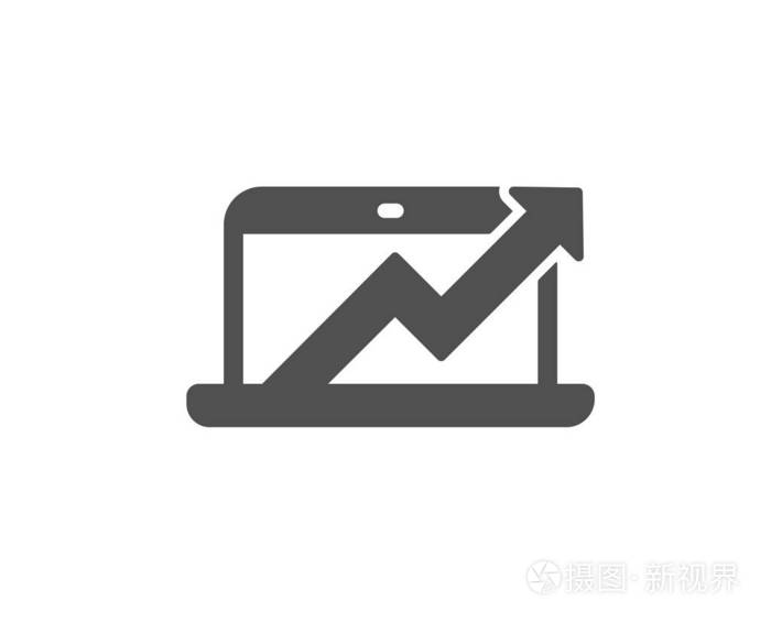 数据分析和统计图标报告图表或图表符号计算机数据处理符号