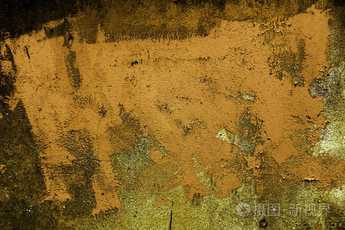 城市房屋墙壁上的抽象油漆点. 美丽的街道艺术涂鸦. 城市墙壁上时尚色