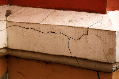 地球网状老式裂缝背景.背景表面有创意裂缝.