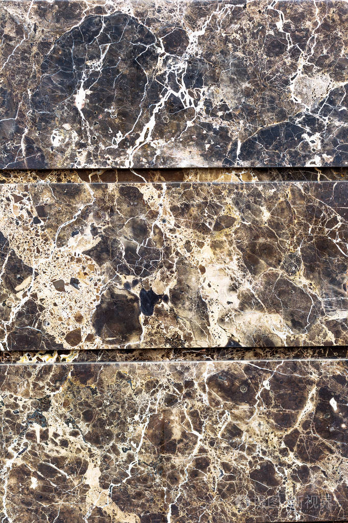 棕色天然大理石美丽的多色内部装饰石材大理石表面抽象裂缝和污渍