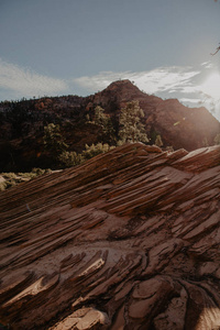 美国红岩峡谷景观