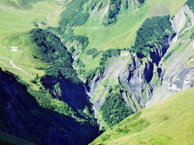 奥斯施维兹地区风景如画的牧场和山丘瑞士圣加伦州