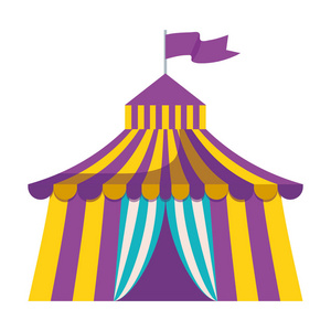 马戏团帐篷娱乐图标