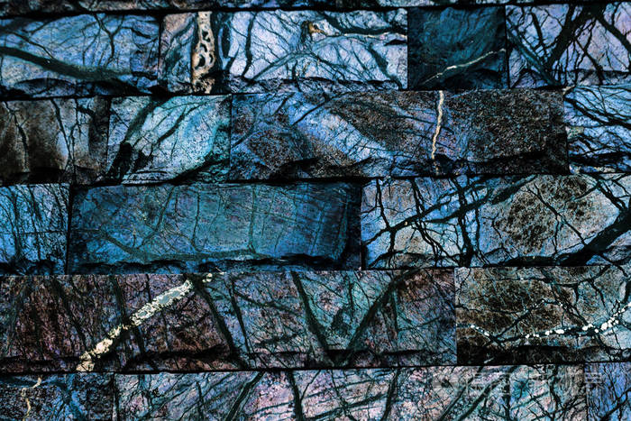 石头背景与自然抽象图案的自然石头纹理贸易展台天然石材展览背景天然