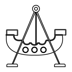 海盗船游乐园图片-海盗船游乐园素材-海盗船游乐园插画-摄图新视界