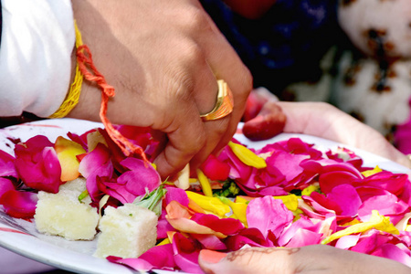 印度婚礼仪式欢迎仪式剪彩