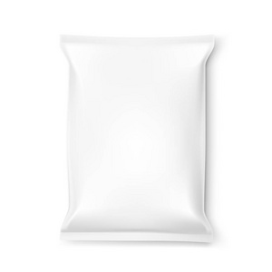 简单的透明白食小吃枕头袋