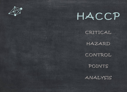 黑色黑板上的haccp概念是指概念