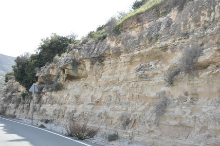 塞浦路斯绿色的美丽道路