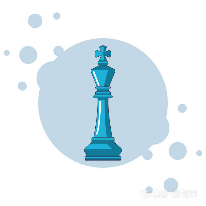 棋子卡通矢量图平面设计