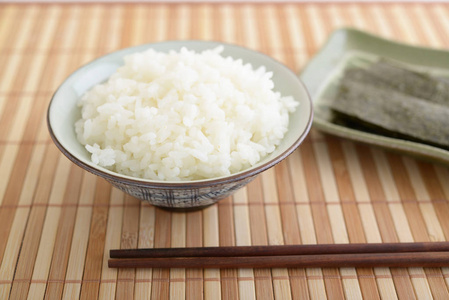 一碗米饭的日本干海藻