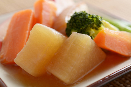 菜肴中美味的日本食物图片