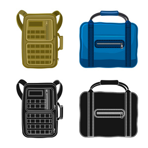 行李箱和行李标识的隔离对象。为网站设置的行李箱和旅行股票符号