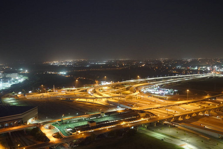 照明夜景城市道路交通